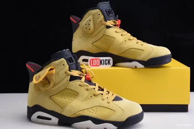 Cheap X 6 JORDAN YELLOW AIR SCOTT TRAVIS CN1084-300 0426